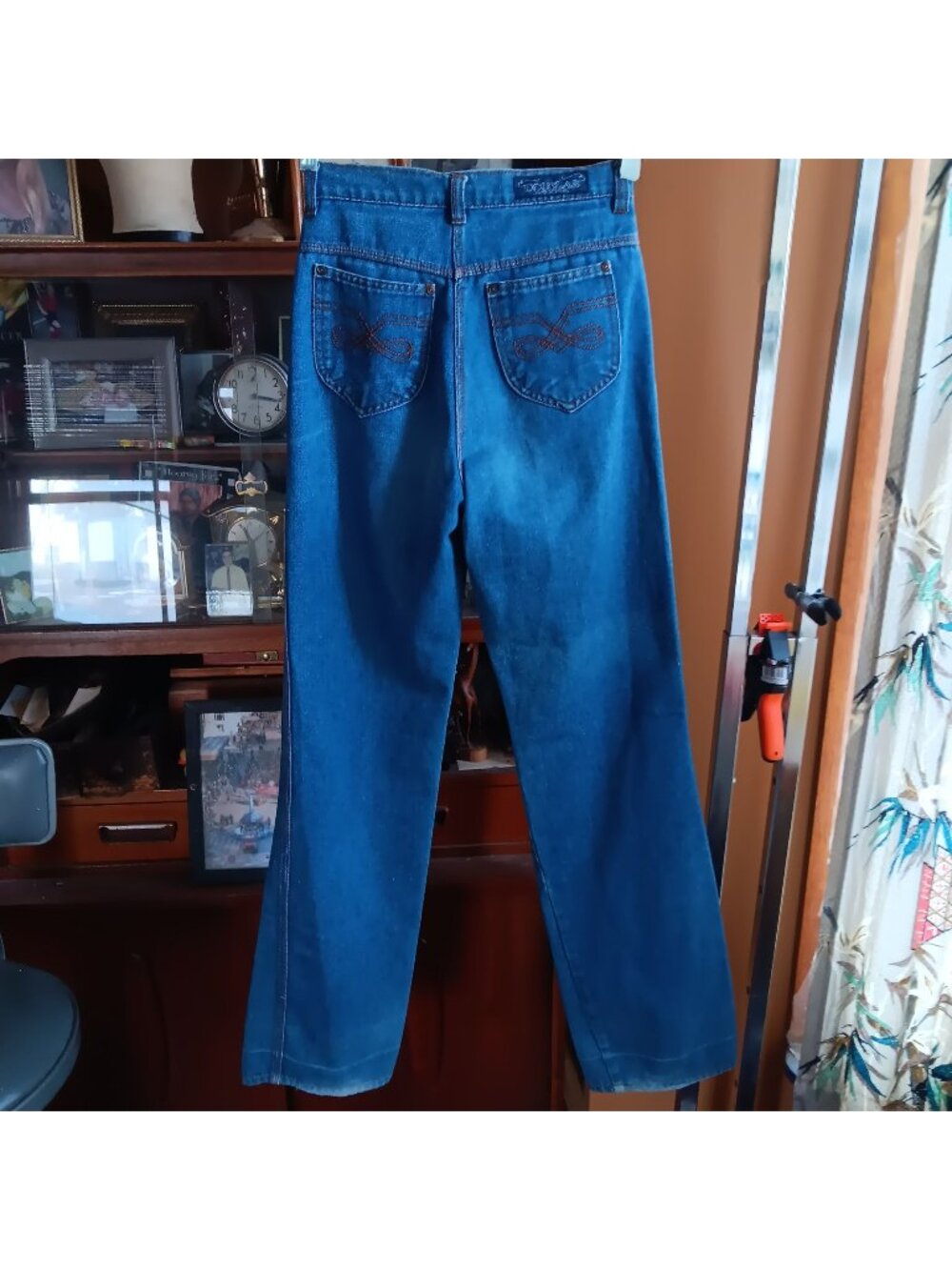 26x34 True Vintage Women's Jeans 1980's Boho Hippy Douglas Jeans High-Waisted